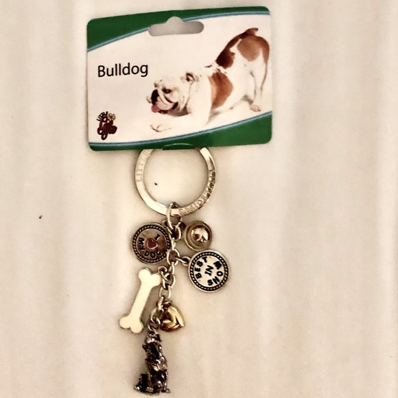 New Little Gifts English Bulldog Key Chain - Picture 1 of 6